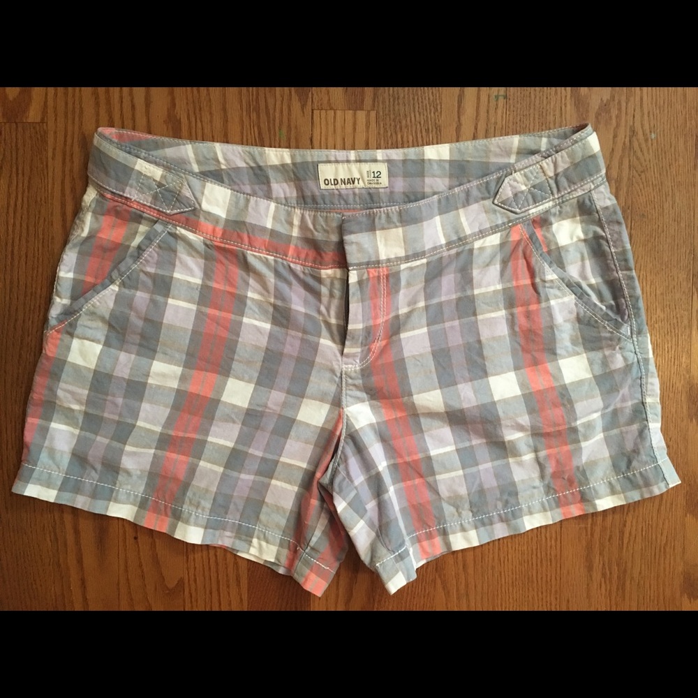 Old Navy plaid shorts